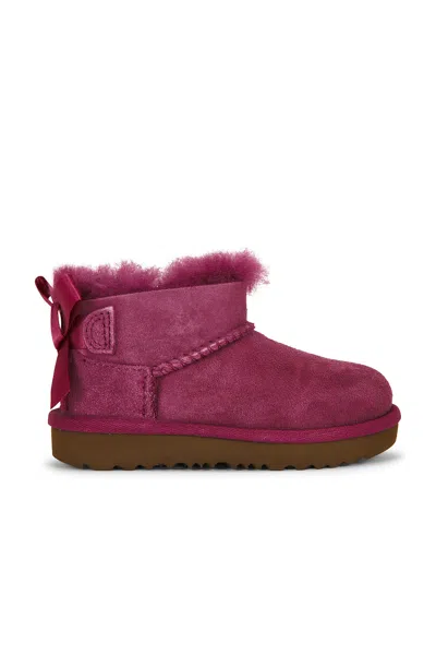 Ugg Toddler Ultra Mini Bailley Bow Boot In Purple