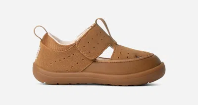 Ugg ® Toddlers' Adventurer Sandal Suede/textile/synthetic/recycled Materials Sandals In Chestnut In Brown