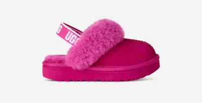 Ugg ® Toddlers' Funkette Sheepskin Slippers In Dark Peony In Pink