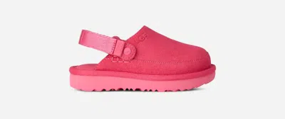 Ugg ® Toddlers' Goldenstar Clog Suede Shoes In Pink Bloom