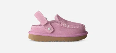 Ugg ® Toddlers' Goldenstar Evelina Clog Sheepskin Shoes In Dusty Orchid