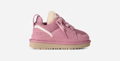 Ugg ® Toddlers' Lowmel Suede/textile Shoes In Dusty Orchid In Multi