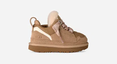 Ugg ® Toddlers' Lowmel Suede/textile Shoes In Sand In Brown