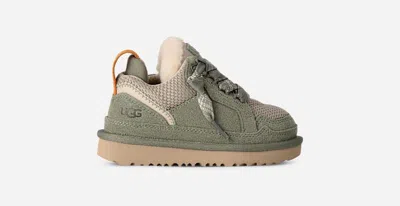 Ugg ® Toddlers' Lowmel Suede/textile Shoes In Shaded Clover In Green