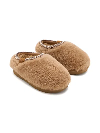 Ugg Kids' Toddlers' Tasman Maxi Curly Slippers In Brown