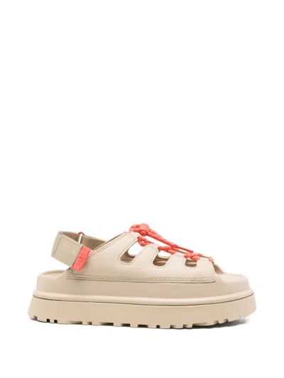 Ugg Toggle-fastening Cut-out Sandals In Neutral