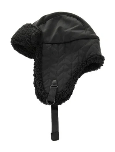 Pre-owned Ugg Trapper Hat W/tags In Black
