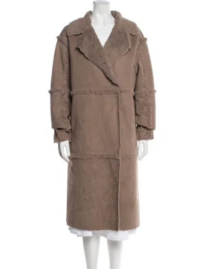 Pre-owned Ugg Trench Coat In Brown