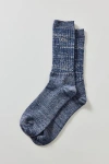 Ugg Trey Ribbed Knit Crew Sock In Navy, Men's At Urban Outfitters In Multi