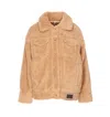 Ugg Frankie Sherpa Trucker Jacket Camel In Beige