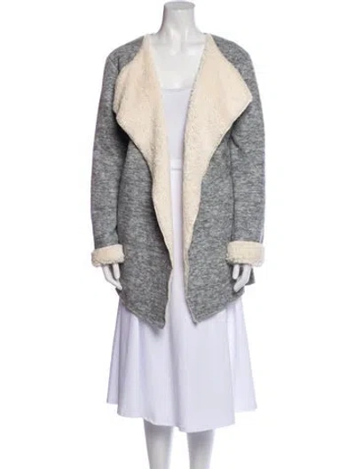 Pre-owned Ugg Tweed Pattern Jacket In Gray