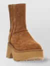 Ugg 'twin Seam Elevated Platform' Ankle Boots In Brown