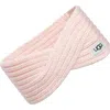 Ugg ® Twist Cable Knit Head Wrap In Light Pink