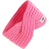 Ugg ® Twist Cable Knit Head Wrap In Pink