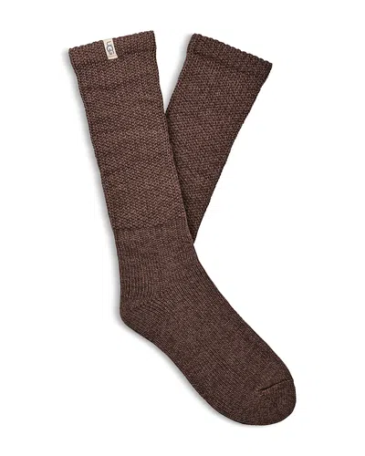 Ugg Tyla Slouchy Crew Ii Socks In Brown