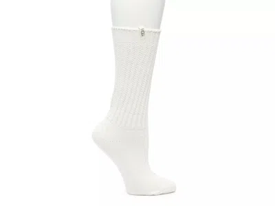Ugg Tyla Slouchy Crew Socks In White