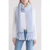 Ugg ®  Fringe Trim Knit Scarf In Fresh Air
