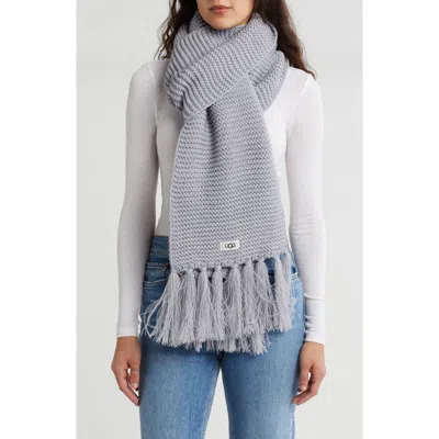 UGG UGG® UGG FRINGE TRIM KNIT SCARF 