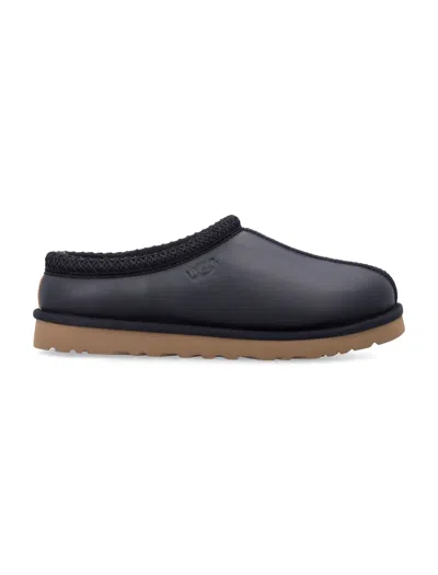 Ugg Tasman Contrast Leather Slippers In Blue