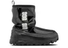 Ugg Wmns Classic Brellah Mini Boot 'black' In Black