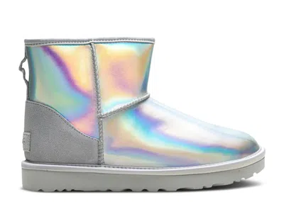 Ugg Wmns Classic Mini Boot 'glacier Grey Iridescent' In Gray