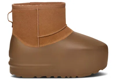Ugg Wmns Classic Mini Pumped Molded Boot 'chestnut' In Brown