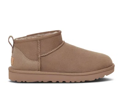 Ugg Wmns Classic Ultra Mini Boot 'caribou' In Brown