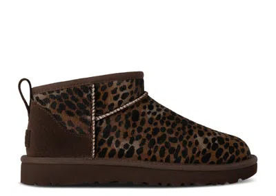 Ugg Wmns Classic Ultra Mini Caspian Boot 'burnt Cedar' In Brown