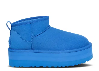 Ugg Wmns Classic Ultra Mini Platform Boot 'big Sky' In Blue