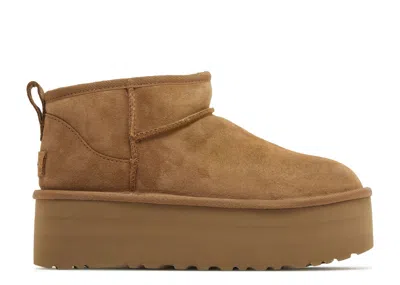 Ugg Wmns Classic Ultra Mini Platform Boot 'chestnut' In Brown
