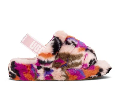 Ugg Wmns Fluff Yeah Logo Slide 'multi-color'