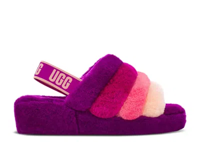 Ugg Wmns Fluff Yeah Slide 'berrylicious Gradient' In Multi