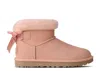 Ugg Wmns Mini Bailey Mixed Bow Boot 'beige Blush' In Multi