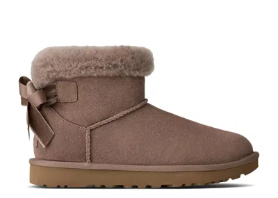 Ugg Wmns Mini Bailey Mixed Bow 'caribou' In Brown