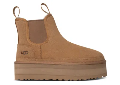 Ugg Wmns Neumel Platform Chelsea Boot 'chestnut' In Brown