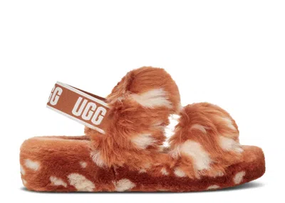 Ugg Wmns Oh Yeah Slide 'natural Spots' In Brown