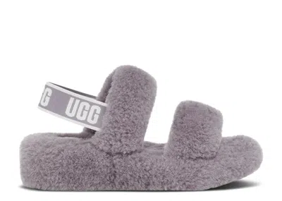 Ugg Wmns Oh Yeah Slide 'soft Amethyst' In Gray