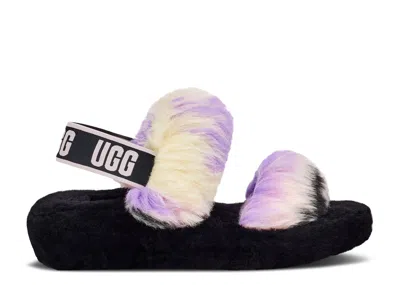 Ugg Wmns Oh Yeah Slide 'tie Dye Magnolia' In Black