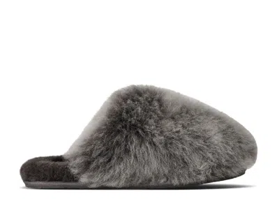Ugg Wmns Scuffette Chalet Slipper 'charcoal' In Gray