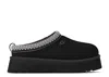 Ugg Tazz Platform Suede Braid Mules In Black