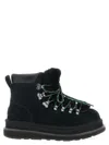 Ugg X Sacai Capsule 'hiker' Ankle Boots In Black