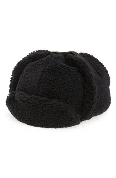 Ugg ® Fluff Faux Fur Trapper Hat In Black