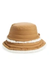 Ugg ® Fluff Reversible Faux Fur Bucket Hat In Green