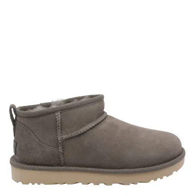 Ugg Ultra Classic Mini Booties In Brown