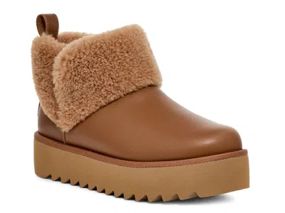 Ugg Ultra Mini Alina Bootie In Brown