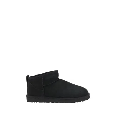 Ugg Ultra Mini  Ankle Boots In Black