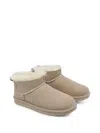 Ugg Ultra Mini Bailey Suede Boots In Neutral