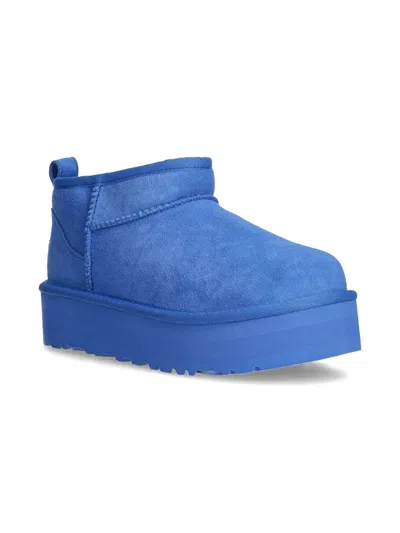 Ugg Kids' Ultra Mini Boots In Blue