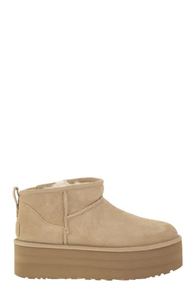 UGG UGG ULTRA MINI CLASSIC - BOOTS WITH PLATEAU