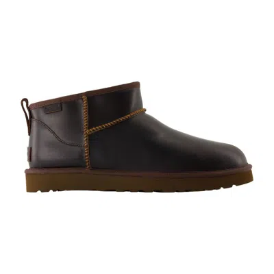 Ugg Ultra Mini Classic Boots In Brown